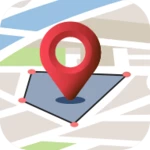 gps field area measure android application logo